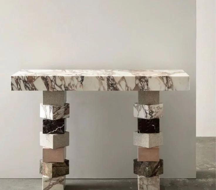 Breccia Console — Breccia, Honed finish
