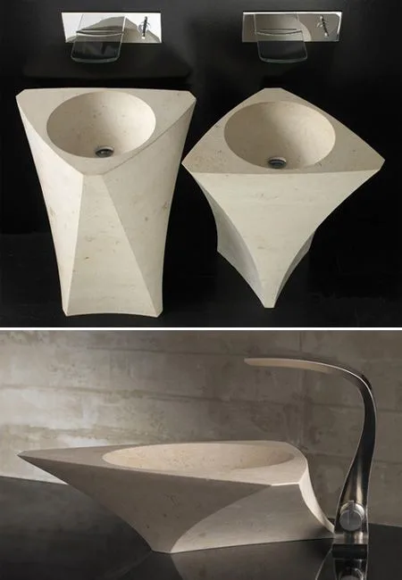 Gemelli Twin Basins — Ivory Cream