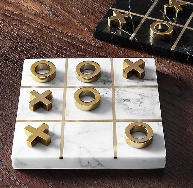 Noughts & Crosses — Makrana White, Inlay finish