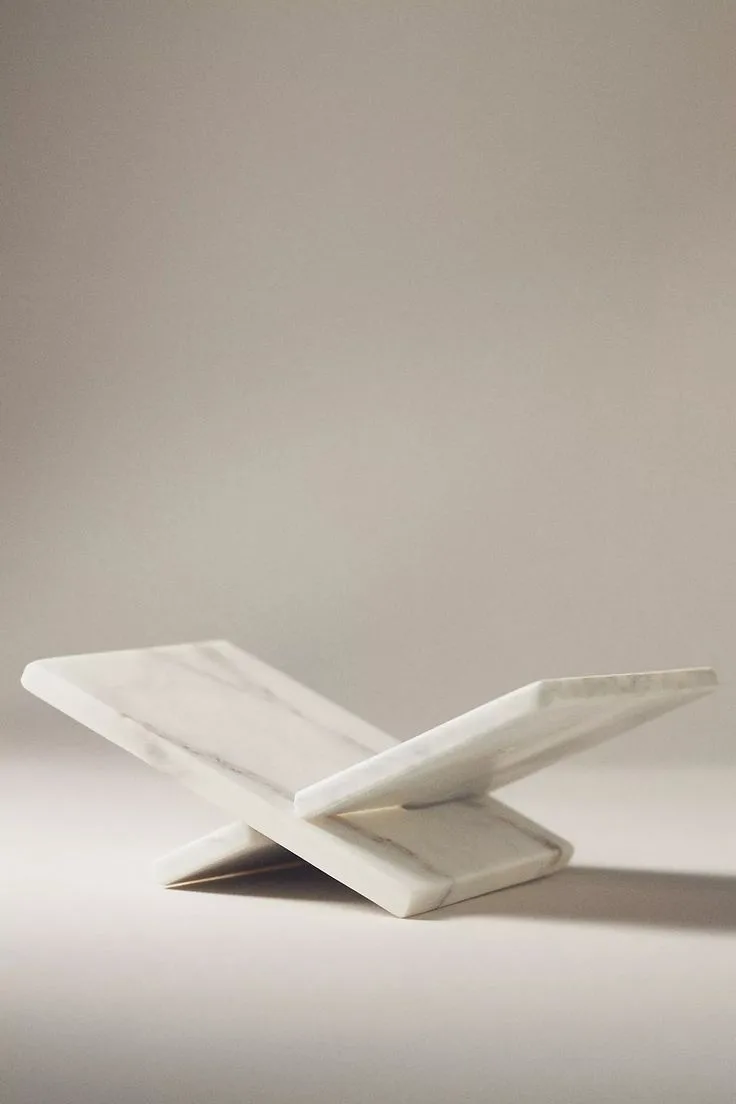 Rehal Book Stand — Makrana White